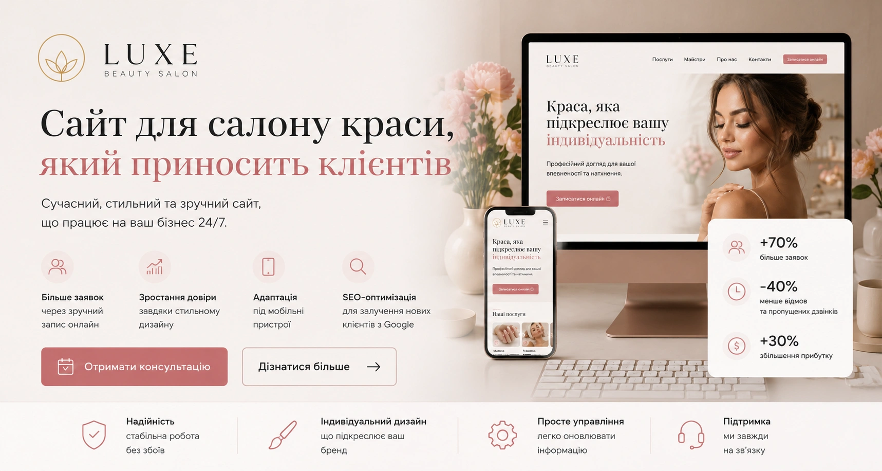 Салон краси - робоче місце майстра